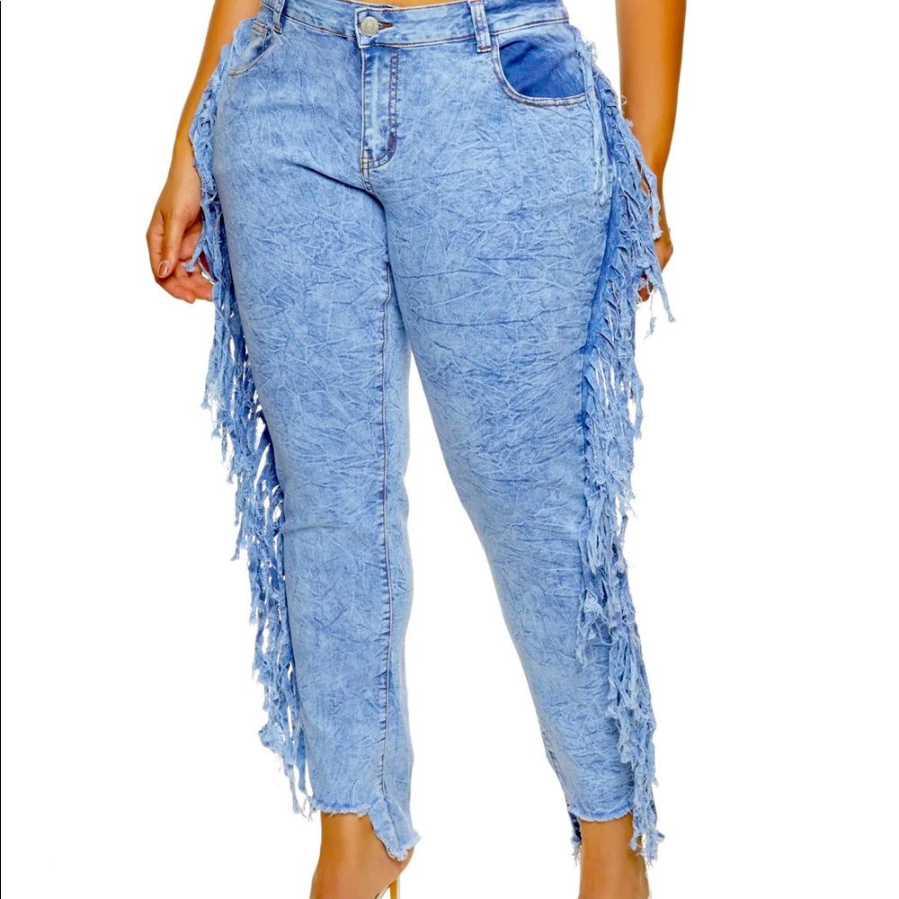 Fringe Denim Jo Jeans